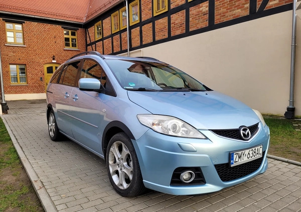 Mazda 5 cena 13799 przebieg: 300000, rok produkcji 2007 z Myślibórz małe 211